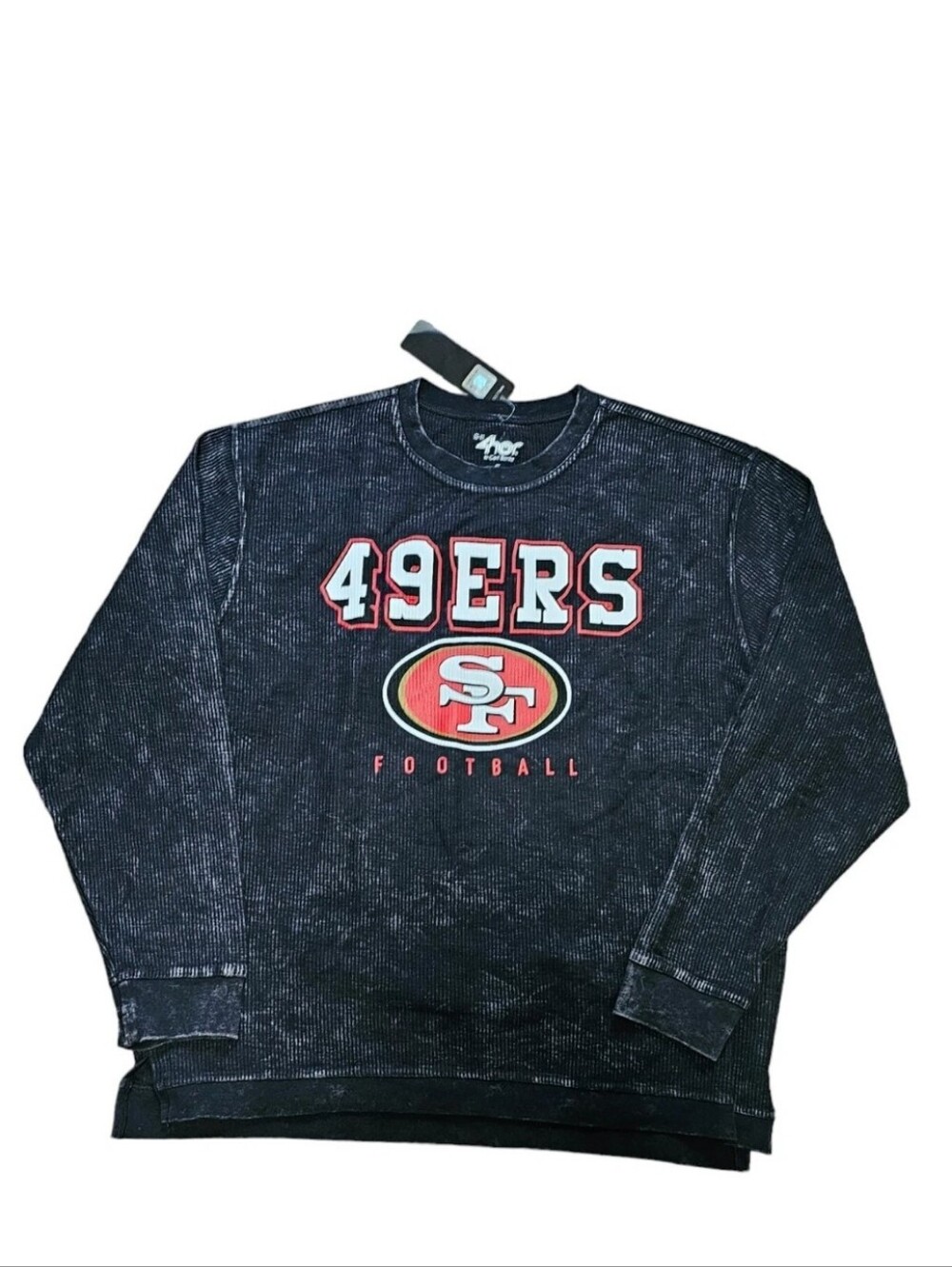 NWT San Francisco 49ers 4Her Carl Banks Corduroy Pullover Sweatshirt Women's XL